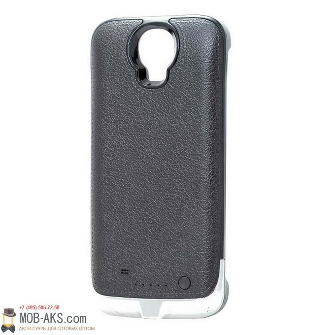 Чехол-дополнительный аккумулятор для Samsung S5 Battery Bank Cover черный (3800mAh) оптом