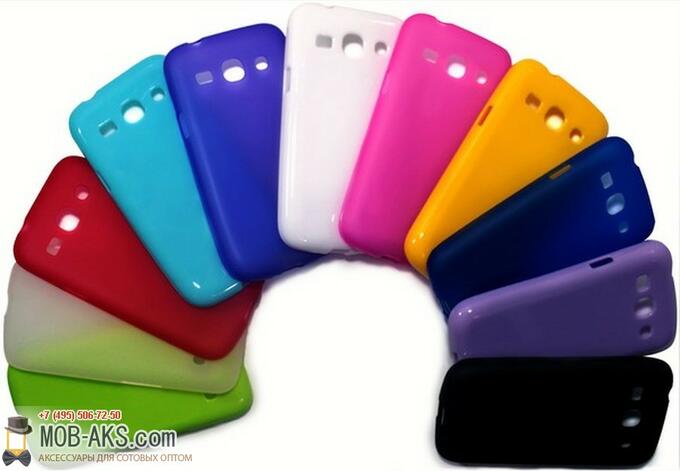 Силиконовая накладка для LG Optimus D337 Prime фиолетовый оптом