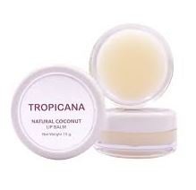 103855 Tropicana Natural Coconut Lip Balm COCONUT DELIGHT Бальзам для губ Кокос, 10г