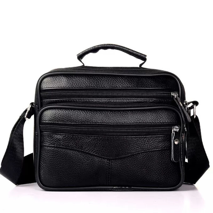 Fashion & Bags Сумка мужская, через плечо, на плечо, натуральная кожа