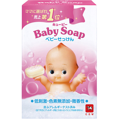Детское мыло для чувствительной кожи с натуральными сливками и скваланом &quot;Kewpie&quot;