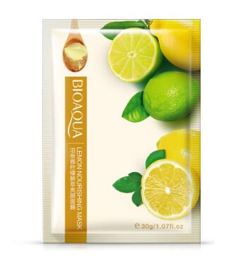 Тонизирующая маска Bioaqua для лица с экстрактом лимона