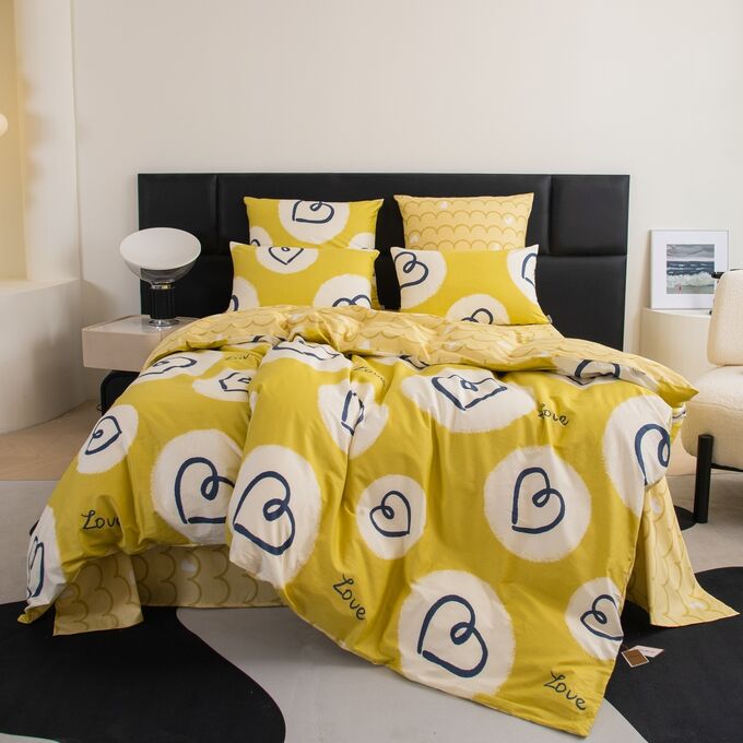 Viva home textile Комплект постельного белья Сатин 100% хлопок C610