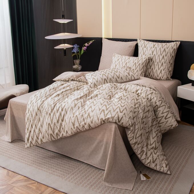 Viva home textile Комплект постельного белья Делюкс Сатин 100% хлопок L625