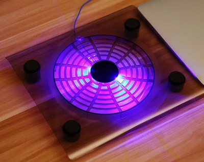 Охлаждающая подставка для ноутбука с подсветкой Notebook Cool Pad