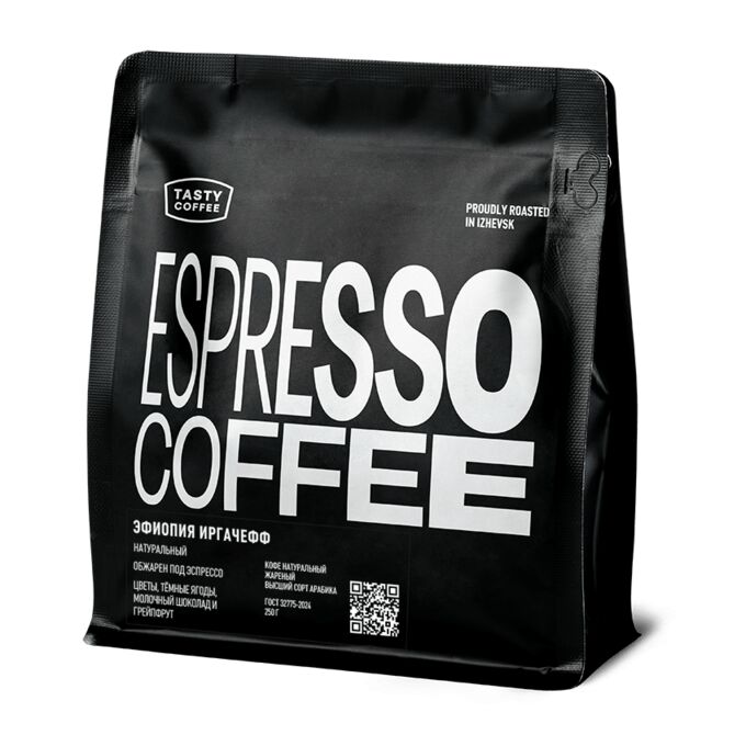 Tasty Coffee Моносорт эспрессо &quot;Эфиопия Иргачефф нат.