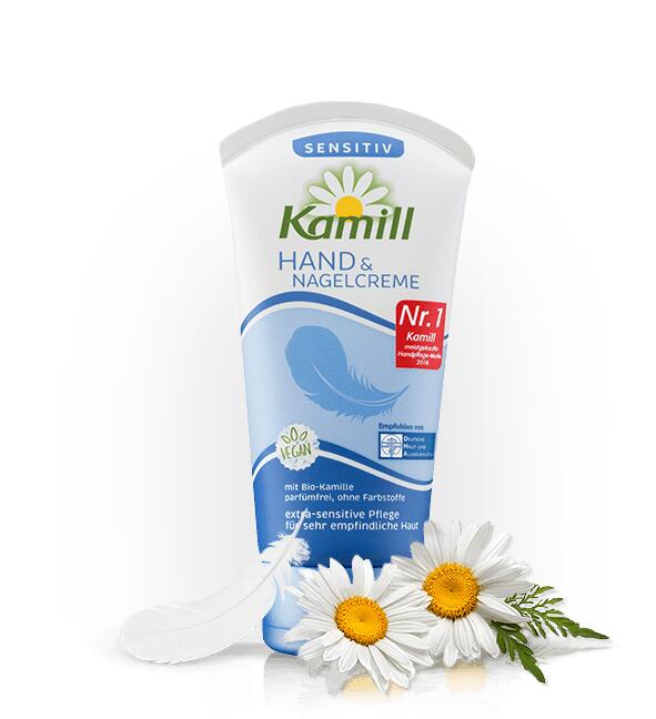 Kamill Крем для рук и ногтей SENSITIV без запаха  75 мл в тубе (био ромашка), 933171