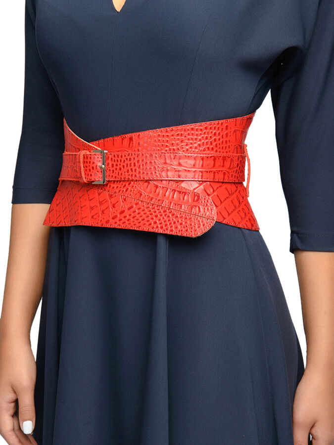 1001 Dress Пояс-корсет &quot;Пряжка&quot; красный