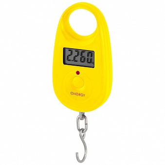 Безмен электронный BEZ-150, желтый, макс.вес до 25 кг, LSD дисплей.