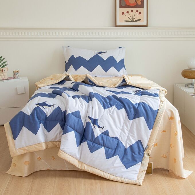 Viva home textile Комплект постельного белья Сатин с Одеялом Young 100% хлопок OBK017