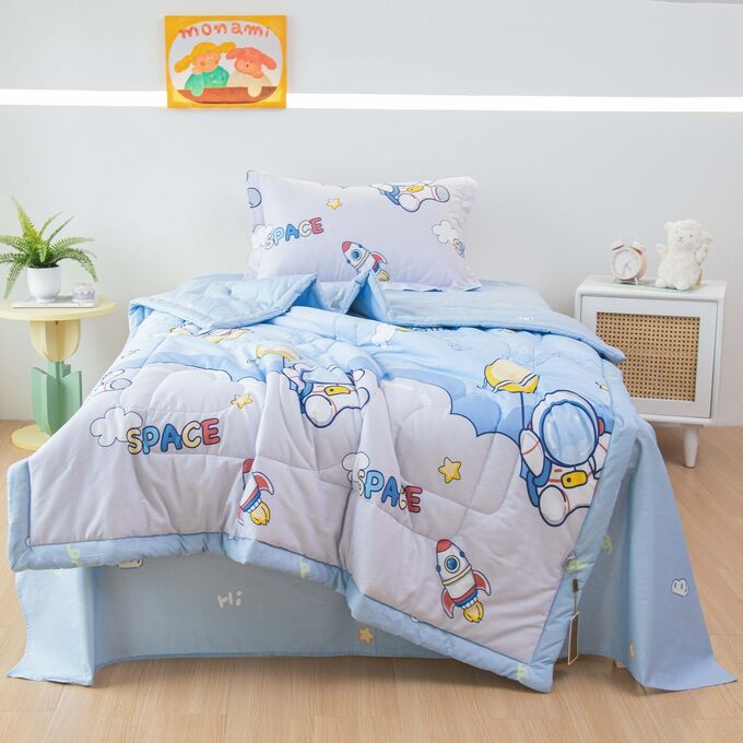 Viva home textile Комплект постельного белья Сатин с Одеялом Young 100% хлопок OBK020