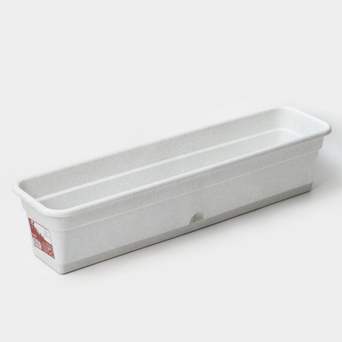 Darel plastic Ящик балконный для цветов 80?20?17 см, 16 л, белый