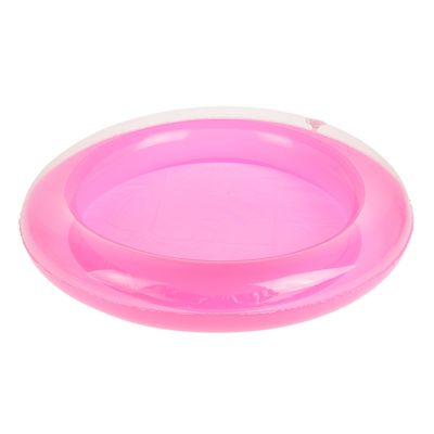 Коврик надувной для игры песком диаметр 46 см, цвет розовый