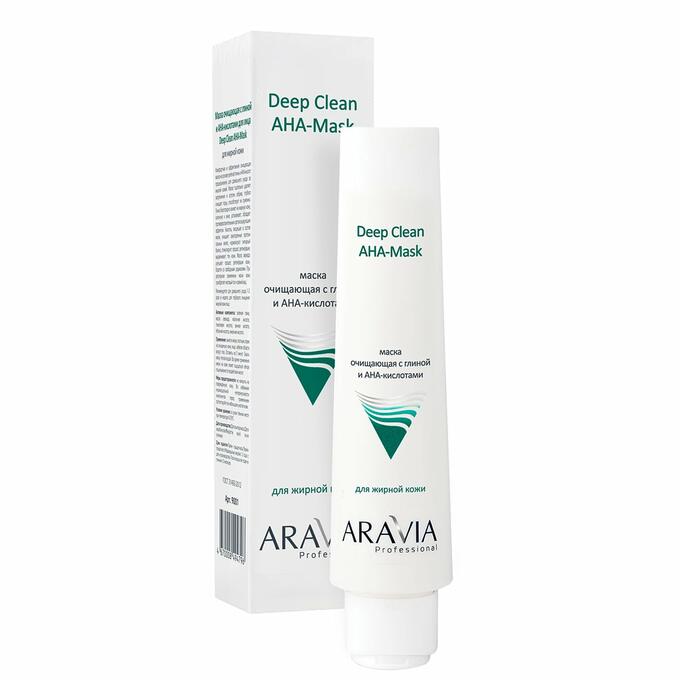 ARAVIA Professional Маска очищающая для лица с глиной и АНА-кислотами. Аравия