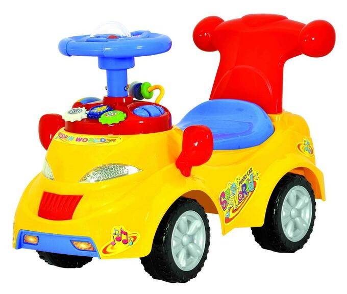 Машина для катания детей Толокар &quot;CHILOK BO&quot; 378 (красный, желтый, синий)
