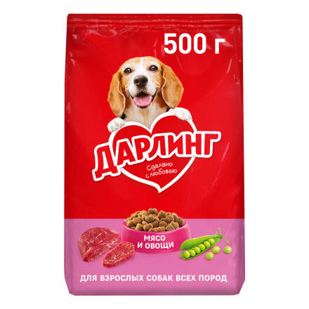 PURINA DARLING ДАРЛИНГ Собака Мясо Овощи 12x500g