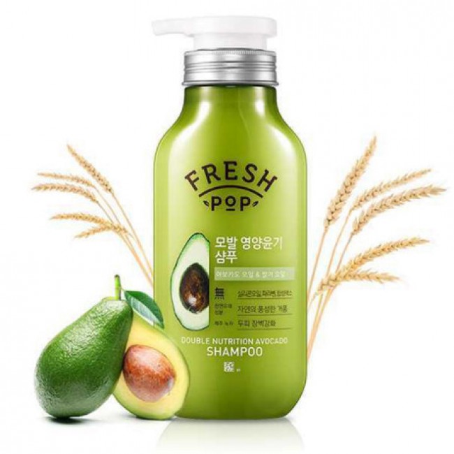 Fresh Pop Питательный шампунь с овсом и авокадо Avocado Nurition Shampoo 500ml