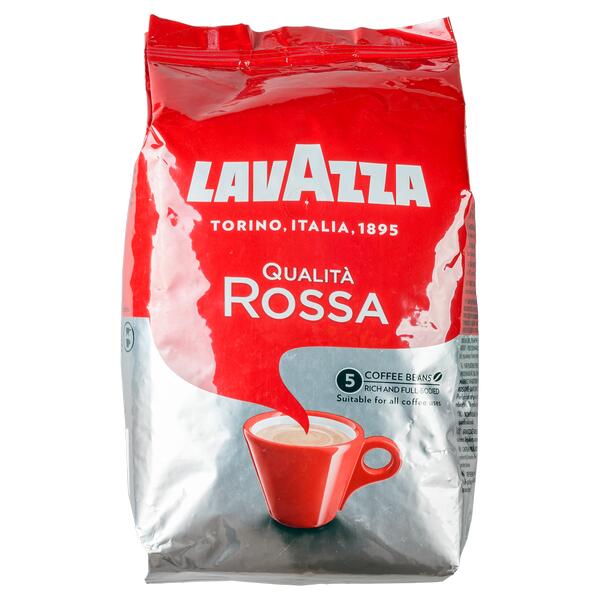 Кофе LAVAZZA QUALITA ROSSA 1 кг зерно 1 уп.х 6 шт.
