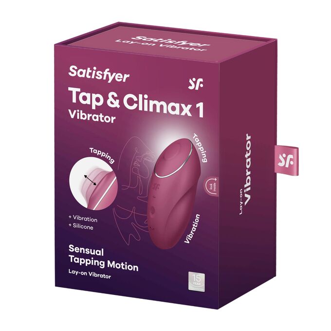 Satisfyer Вибростимулятор с функцией &quot;жидкий воздух&quot; Tap &amp; Climax 1