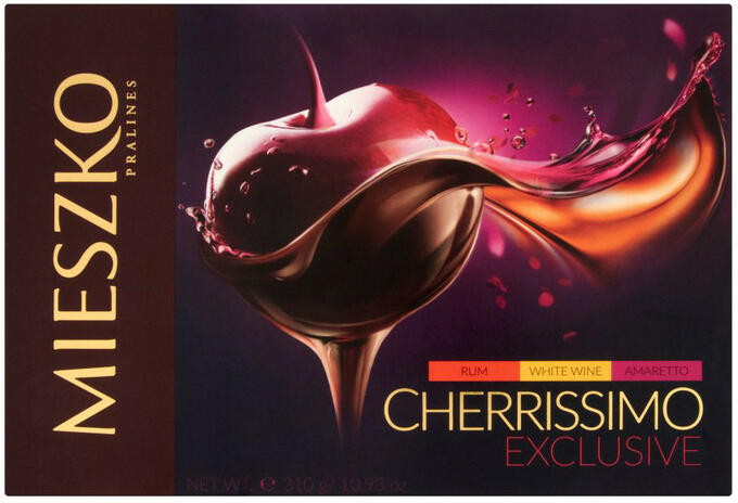 1 836. Шоколадный набор 157г &quot;Cherrissimo Exclusive&quot; вишня в алкоголе, Mieszko НГ