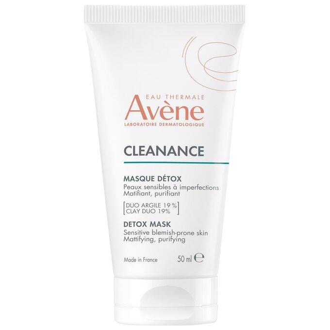 Авен Маска-детокс для глубокого очищения кожи, 50 мл (Avene, Cleanance)