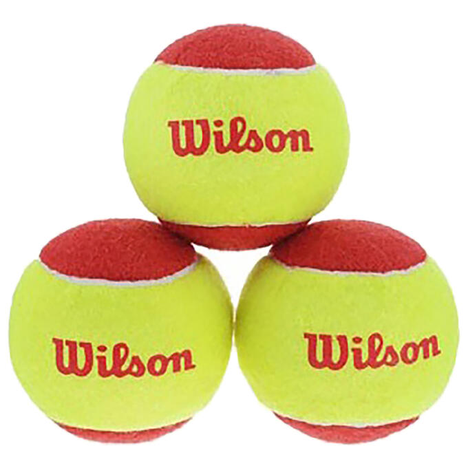 Мяч теннисный WILSON Starter Red, арт. WRT137100, ITF, 12 шт