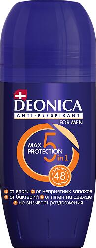 DEONICA Део ролик DEONIKA 50мл 5Protection for men