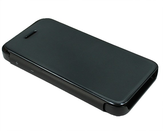 Чехол книжка iPhone 5/5S Mirror черный