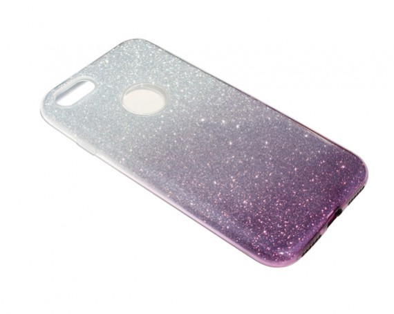 Чехол iPhone 7/8 Shine серебро/фиолетовый