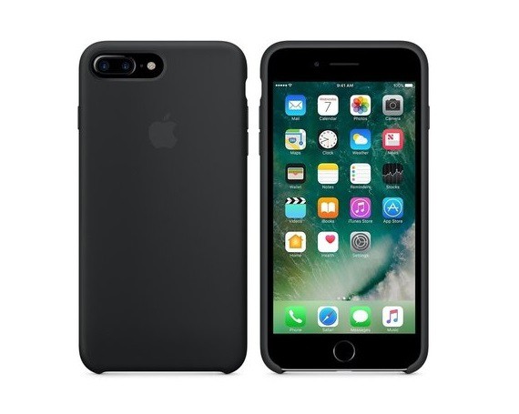 Чехол iPhone 7/8 Silicone Case в упаковке черный