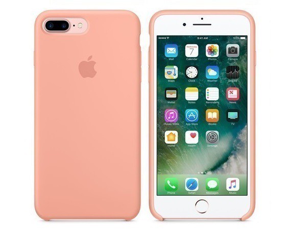 Чехол iPhone 7/8 Silicone в упак розовый фламинго