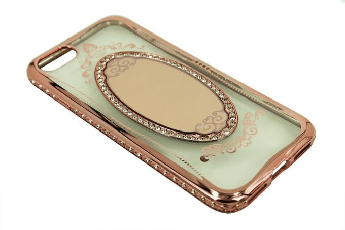 Чехол iPhone 7/8 Fashion Case (SG75-1) Зеркало розовый