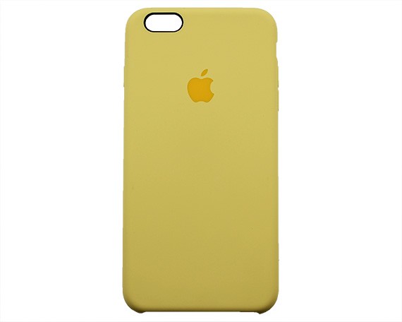 Чехол iPhone 6/6S Plus Silicone Case в упак желтый