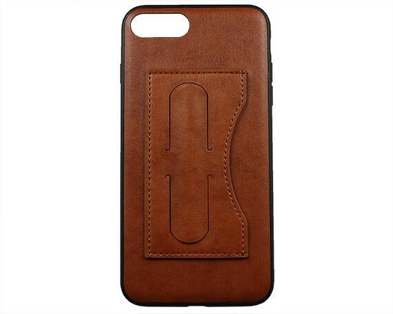Чехол iPhone 7/8 Plus Kanjian Card с держателем коричневый