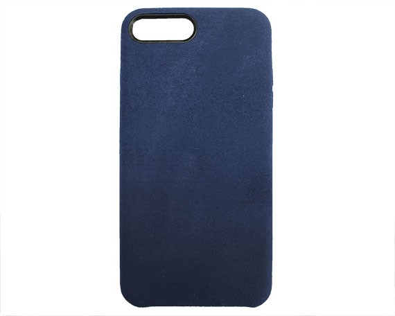 Чехол iPhone 7/8 Plus Suede темно-синий
