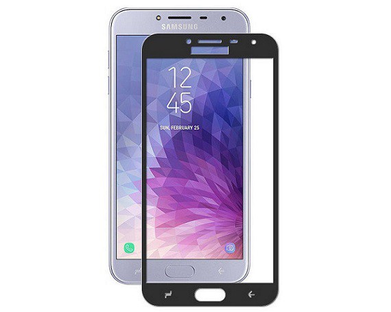 Защитное стекло Samsung J400F Galaxy J4 (2018) 5D Full (тех упак) черное