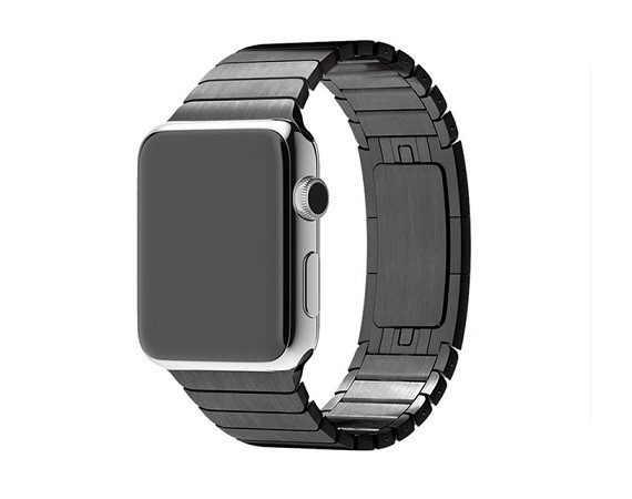 Ремешок Apple Watch 38mm/40mm металл Arc buckle черный