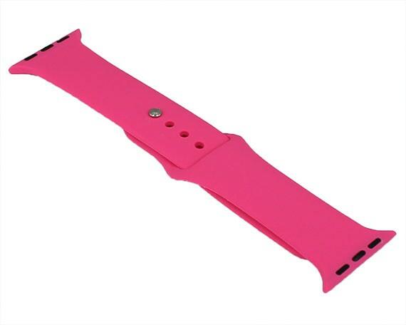 Ремешок Apple Watch 38mm/40mm силиконовый barbie pink