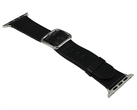 Ремешок Apple Watch 42mm/44mm  New Classic Buckle кожа черный