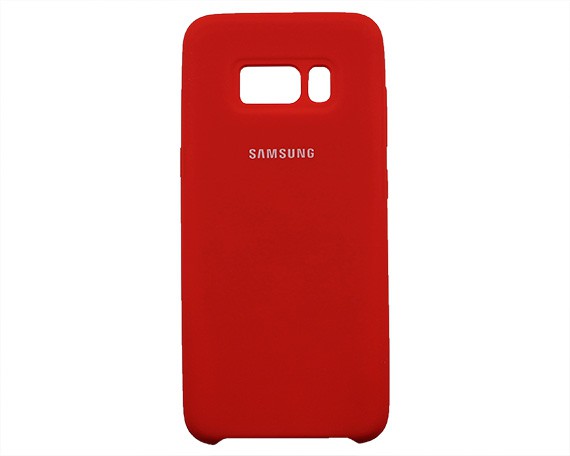 Чехол Samsung G950F S8 Silicone в упак красный