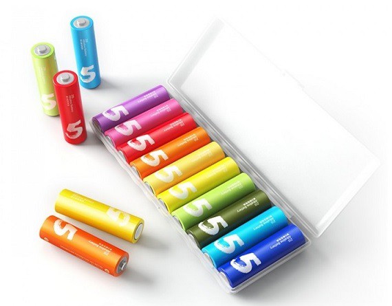 Батарейка АА Xiaomi Rainbow Battery (BL-10) микс (цена за упаковку)