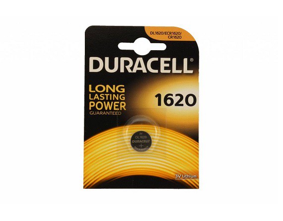 Элемент литиевый Duracell CR1620 (1-BL) (10/100) цена за штуку