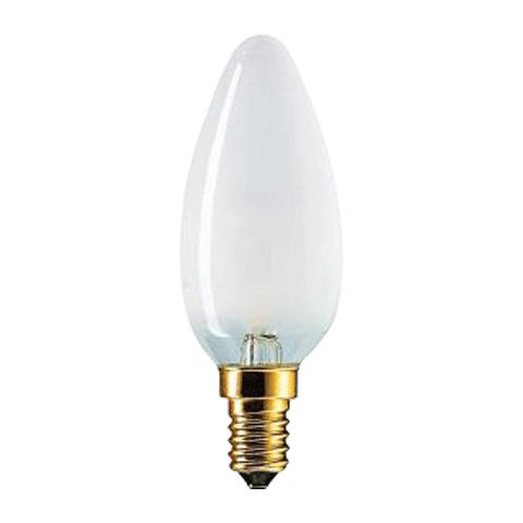 Лампа накаливания PHILIPS B35 FR E14, 60Вт, свечеобраз., мат