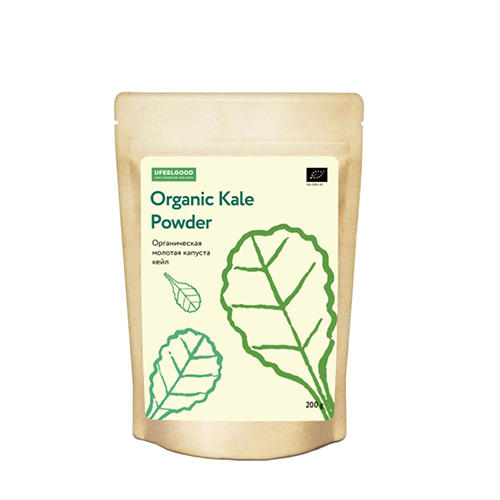 Органическая молотая капуста кейл Organic Kale Powder Ufee
