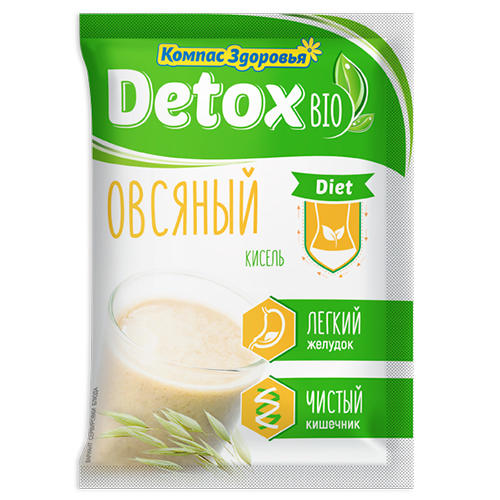 Кисель detox bio Diet &quot;Овсяный&quot; Компас здоровья