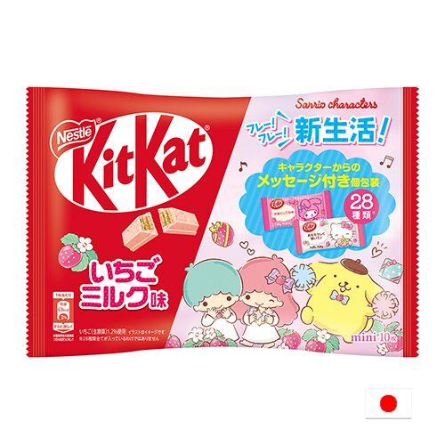 KitKat Sanrio 150g - КитКат клубничное молоко. 10шт