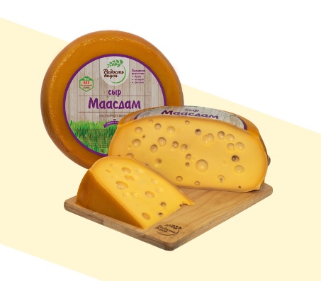 Сыр Маасдам 45% ТМ Радость вкуса