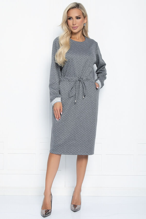 LT Collection Платье Верона (серое) П11093