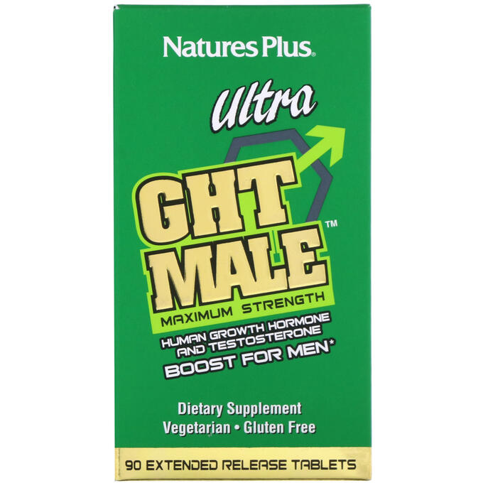 Nature's Plus, Ultra GHT Male, максимальная сила, стимулятор для м...