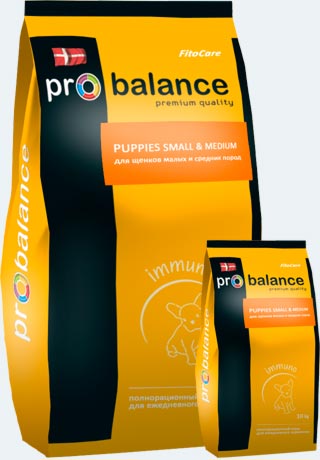 ProBalance Immuno Puppies Small&amp;Medium Корм сухой для щенков малых и средних пород, 3 кг 1/4